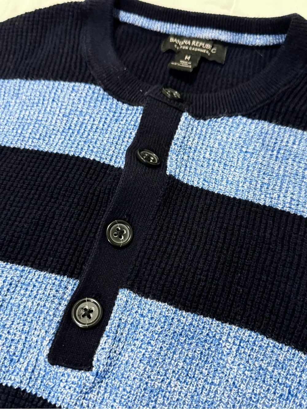 Banana Republic striped henley